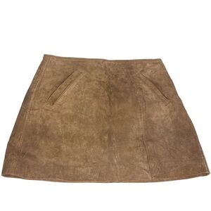 BLANK NYC 100% LEATHER SKIRT WITH POCKETS SIZE 25